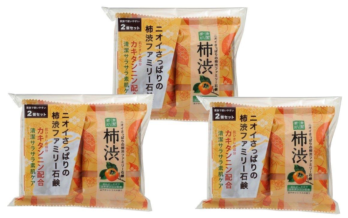 

Pelican Soap Family Persimmon Tannin Soap 160g (x 3)