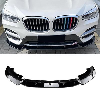 Car Front Bumper Lip Spoiler Diffuser Splitters Body Kit Aprons Cover Guard Trim For BMW X3 G01 2018-2021 Car Styling
