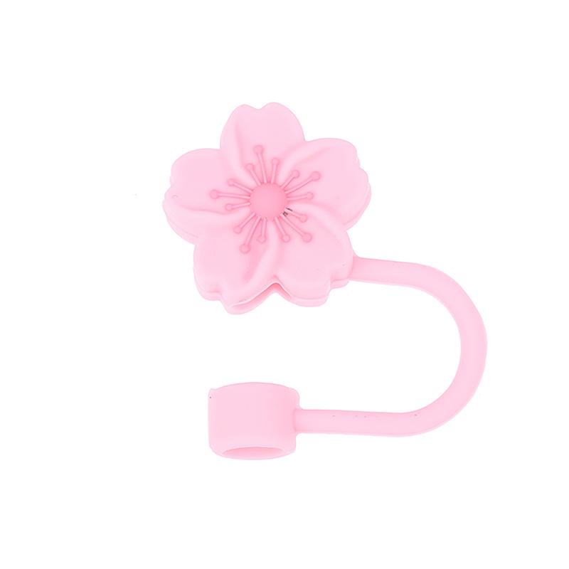 Květinové silikonové krytky na brčka pro sklenici na vodu, láhev, tvar květiny, pitné prachotěsné víčko, krytky na konce brček, příslušenství ke kelímkům pro 8mm