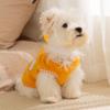 Cartoon Bear Puppy Coat Scarf Set Cotton Warm Dog Vest Jacket Comfortable Double-faced Pile Pet Costume