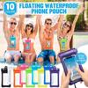 IPX8 Waterproof Phone Cases For iPhone 15 14 13 12 11 Pro Max Samsung A54 S23 Ultra Redmi Note 12 Floating Airbag Swim Bag Cover