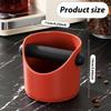 Coffee Knock Box Espresso Grounds Noise Reduction Nonslip Base Organizer Removable Rod