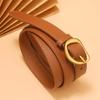 Trade New Women'S Leather Pin Buckle Belt Decoration Fashion With Jeans Belt High-End Belt