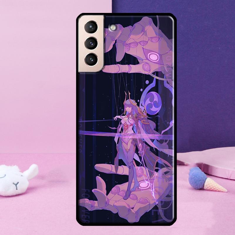 Baal Genshin Impact Game Phone Case For Samsung Galaxy S25 Ultra S23 S20 S21 S22 S24 FE S9 S10 Plus S24 Ultra Cover