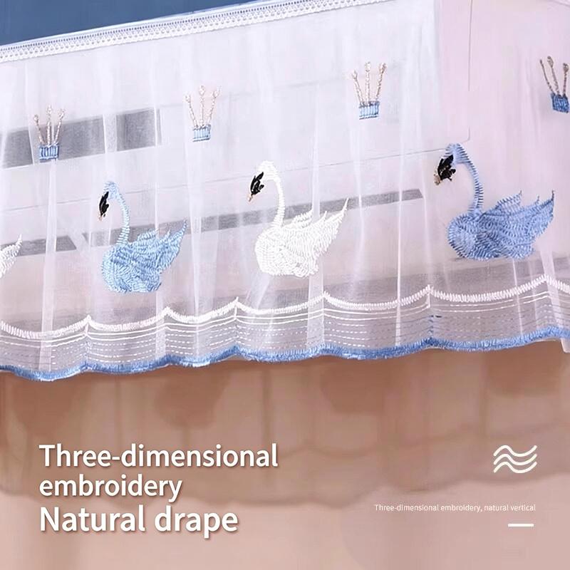 Summer Air Conditioner Dust Cover Anti-dust Wall Mounted Protector Ac Covers Home Textil Self-adhesive Dust Cover Cloth