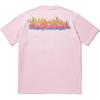 Li Ning Round Neck Skateboard Series Printed Comfortable Sports Short Sleeve T-Shirt Men Tops Flower-Branch-Pink AHSU223-4
