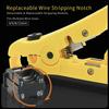 Multi-Functional Coaxial Cable Stripper Pliers,Wire Stripping Tool for RG6 RG59 RG7 RG11 UTP STP Cables