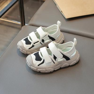 New Kids Sandals Boys 2024 Summer Children's Causal Sports Sandals Fashion Hollow-out Patchwork Girls School Running Beach Shoes
