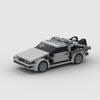 NÁVRAT DO BUDÚCNOSTI Delorean MOC Stavebnice Mesto Športové Závodné Vozidlo DIY Kocky Hračka na Vianočný Darček