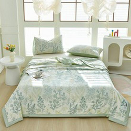 Autumn/Winter Thick Solid Color Cotton Flannel Fitted Sheet & Dust Cover