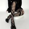 Cross Strappy Pantyhose High Waist Semi-Sheer Footed Pantyhose Women'S Stockings & Hosiery Stockings Punk Jk Cute Girl Hosiery
