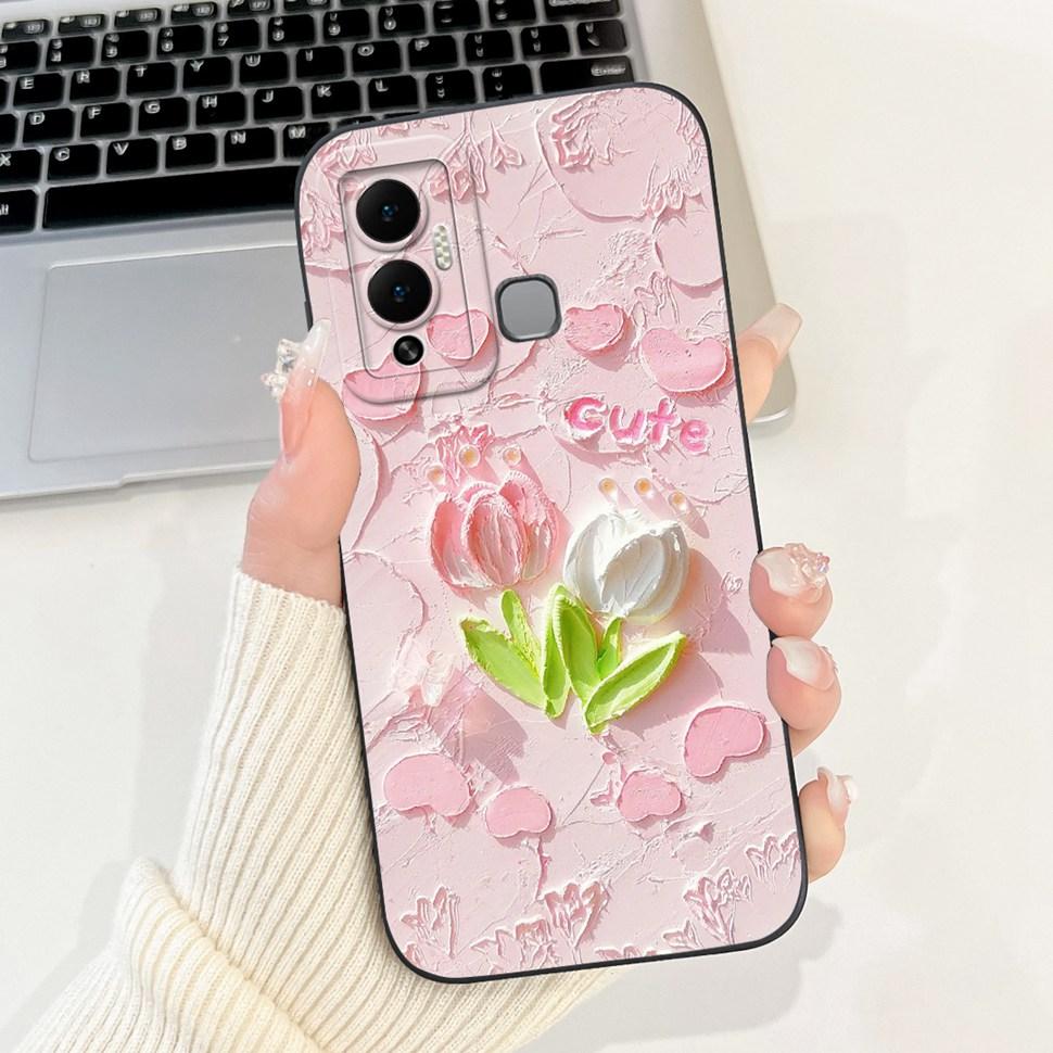 For Infinix Hot 12 Play Case Lovely Panda Painted Soft Silicone Phone Cover Case For Infinix Hot 12 Hot12 Play Fundas Capa Bags