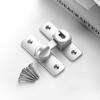 Diebstahlsicherer Türschnapper aus Aluminiumlegierung, ohne Bohren, mit 90° & 180° Anschlag