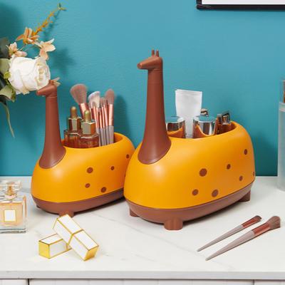 Portalápices con forma de jirafa Niños Adultos Organizador de escritorio multifuncional Almacenamiento de gran capacidad Soporte decorativo para papelería