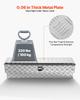 Truck Bed Tool Box, Heavy Duty Aluminum Tool Box with Tread Patterns, Storage Toolbox Chest Organizer with Lock and Key, Ideal for Pickup, Truck Bed,