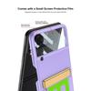 Matné puzdro držiaka na zápästie Predná obrazovka s fóliou pre Samsung Galaxy Z Flip 6 5 4 3 5G Flip 5 Flip 6 Flip 5 Skladací kryt náramku