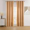 Polyester 100% Blackout Plain Long Door Curtains|100% Room Darkening| Blackout Long Door Curtains| 9 Feet |Set of 2| Plain Design