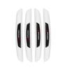 4Pcs Rubber Anti-Collision Strip Car Door Rearview Mirror Protector Stickers For Mitsubishi L200 ASX Pajero Lancerex Evo Mirage LO7