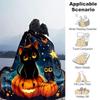1 Stück Sternenhimmel Katze und Eule Halloween Cartoon Decke Niedliches Tierdesign für Raumdekoration, Weich Perfekt als Geburtstagsgeschenk, Wohnzimmer, Reise, Camping