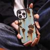 Tide Brand Retro Rusty, Suitable for IPhone17pro Mobile Phone Case 15/16 Matte Pc13 Large Hole 14 Personality