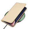 Dux Ducis Skin Pro Wallet Flip Case for Xiaomi 13 - Gold, Card Holder & Stand