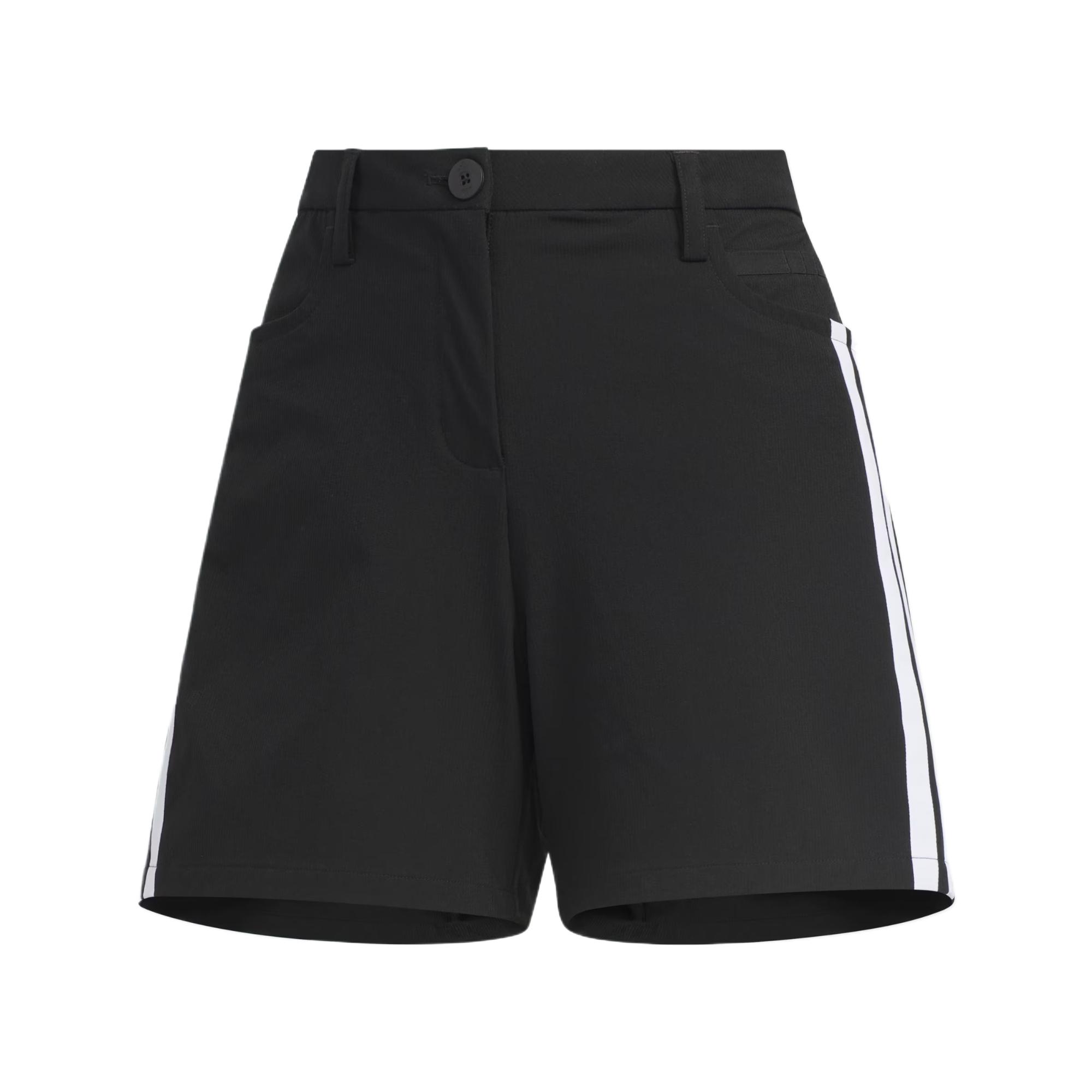 Adidas 3-Stripes Golf Jacquard Stripe Mid-Rise Casual Shorts Women shorts KD7213 XL