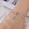 Silver S925 Lucky Charms Colorful Four-leaf Clover Horseshoe Beads Fit Original Bracelets for Women Party Fine Gifts DIY