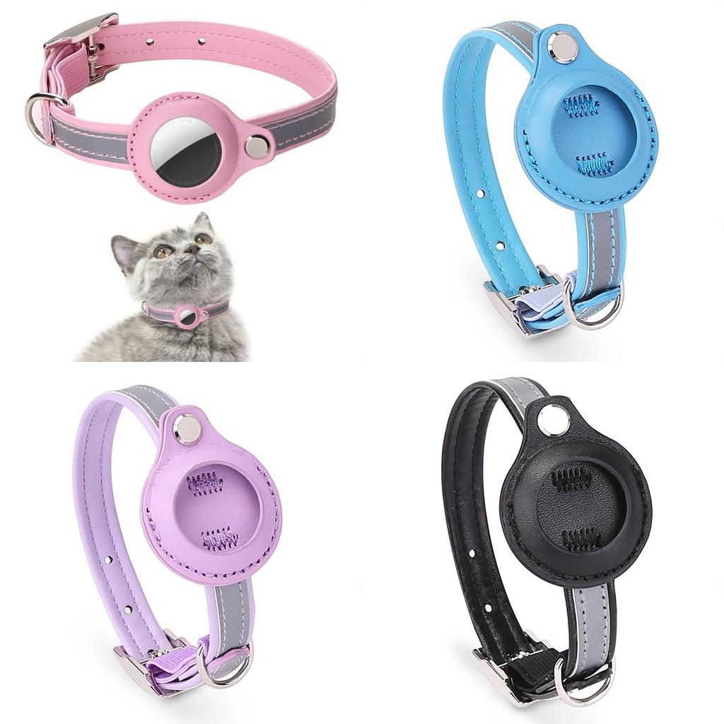 Collar Airtag Cat Reflective Anti Lost Tracker With Gps For Outdoor Pet Safety