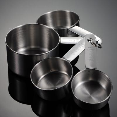 430 Stainless Steel Measuring Cup, Baking Supplies, Measuring Spoon, Sanding Four-piece Set, Welding Handle, Round Measuring Cup