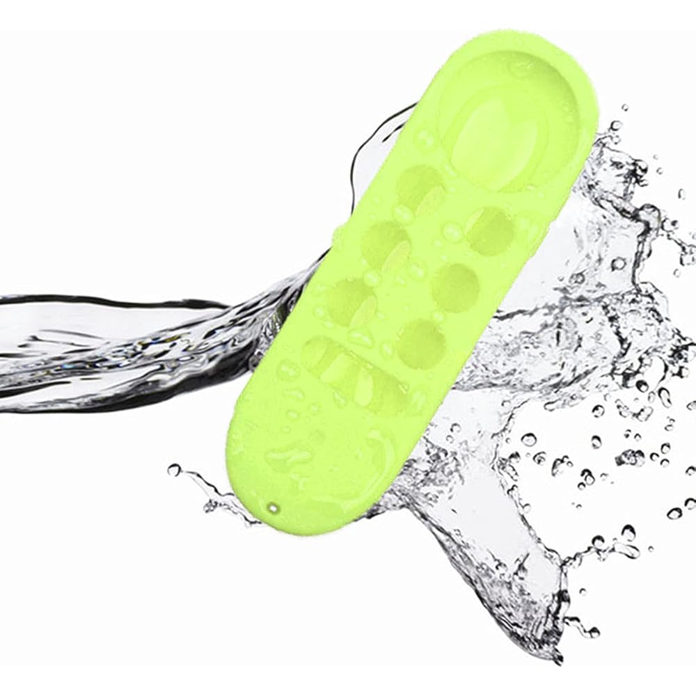 Remote Control Cover, TV Remote Control Cover, Protective Cover, Silicone Case with TV Remote Control (Luminous Green)