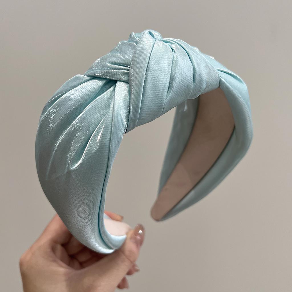 Spring Colorful Satin Big Knot Hairband Headband Adult Hair Accessories Hair Jewley