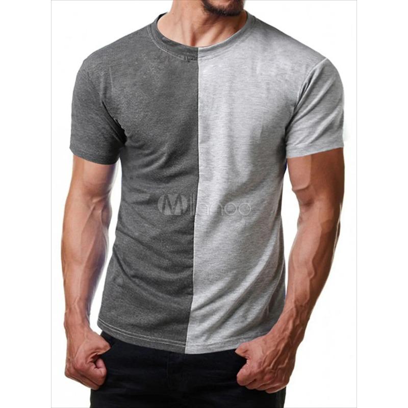 Men's Striped T-shirt Retro 3D Printed Short Sleeved Top T-shirt Men's Clothing