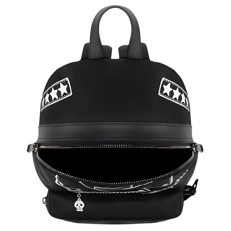 Moschino Double Zipper Polyester Backpack Unisex Backpacks Black MGP232A7602-8202