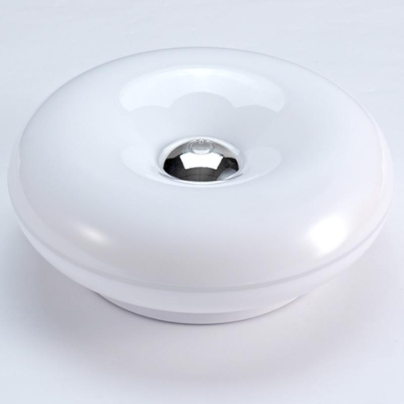 Ästhetische LED-Nachtlampe in Donut-Form – Gemütliches Umgebungslicht, Touch-Steuerung, Warme Farbe