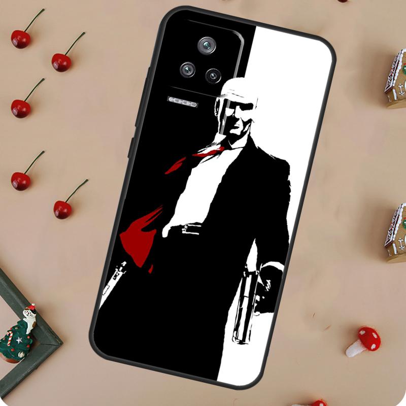 Man Hitman Agent Case For Xiaomi 15T 14T 13T Pro 17 Pro Max 14 15 Ultra POCO X7 F8 Pro X3 X5 X6 F5 F6 F7 Cover
