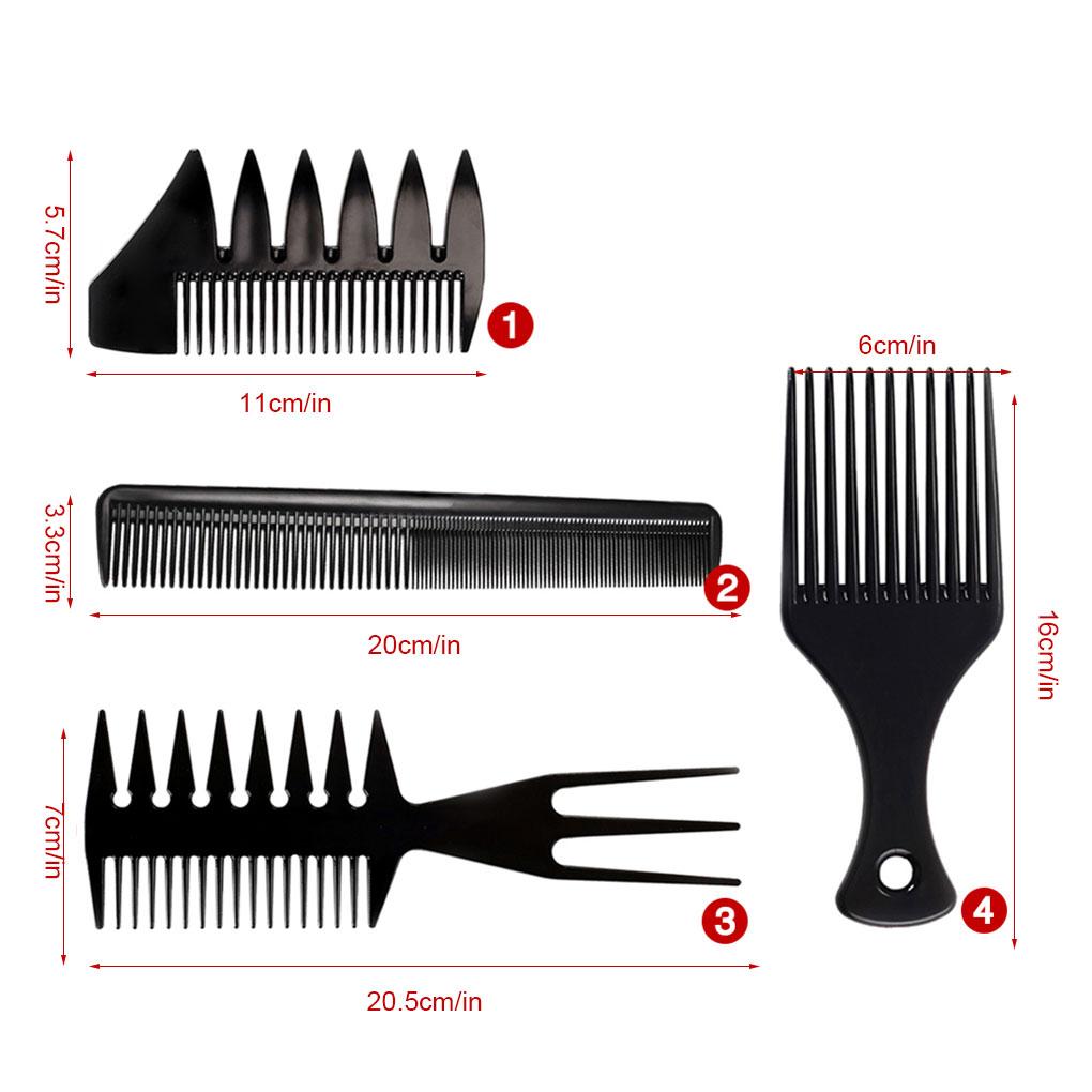 1 Set Combs Lightweight Portable Multifunctional Wear-resistant Modelling Tools Easy Installment Distinctive Hair Pick