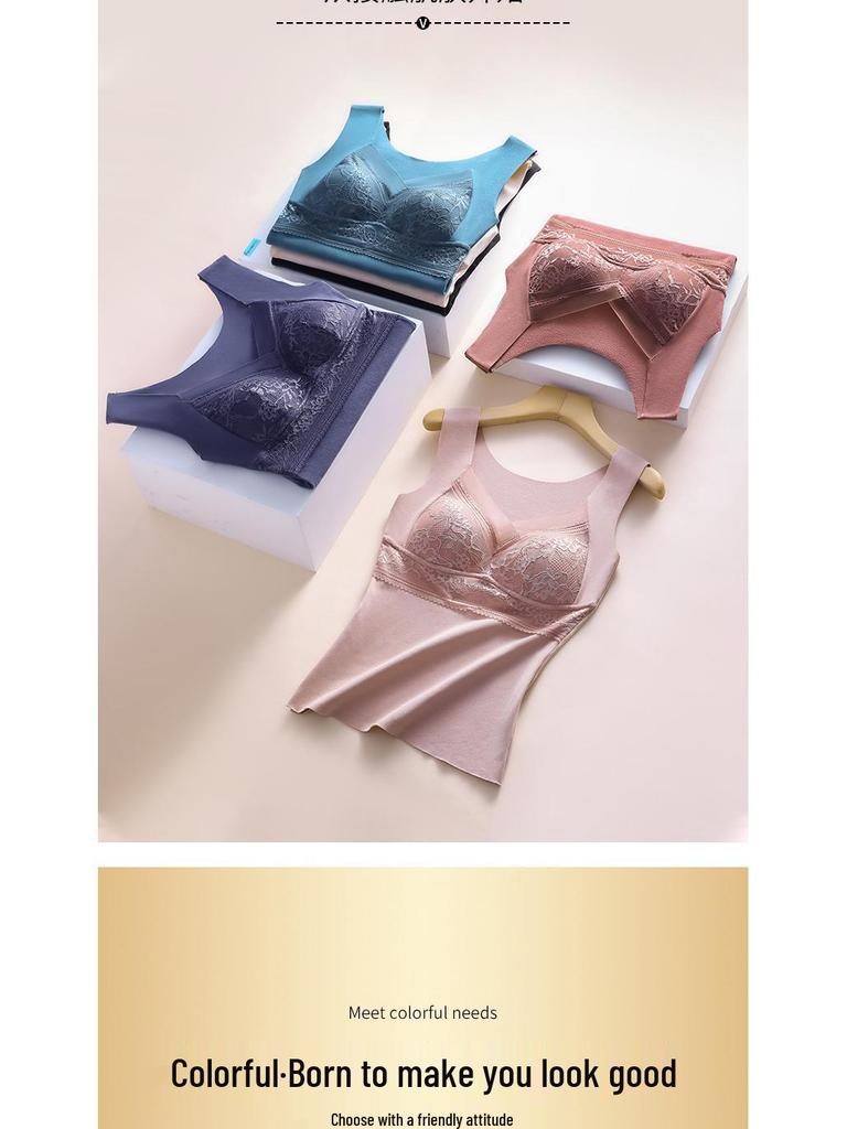 Dámská hřejivá oboustranná fleecová vesta s hrudní vložkou - Podzimní/zimní zeštíhlující základní vrstva a hřejivé spodní prádlo