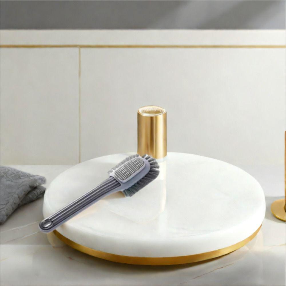 Long Handle Cleaning Brush Light Luxury Circular Washing Clothes Brush  Kitchens