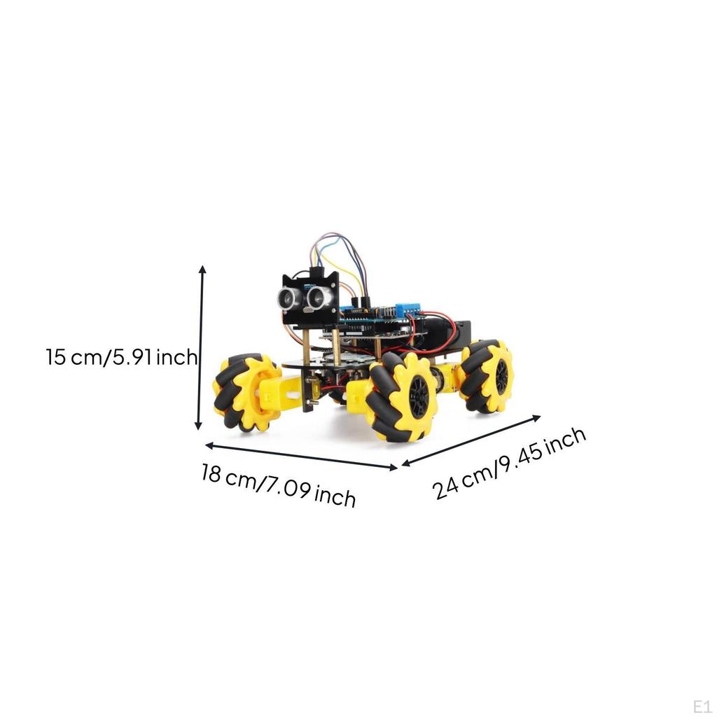AllDirectionDirectional Mecanum Wheel | Multidirectional Movement, 360Degree Rotation,