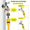 6/10-Piece Hose Quick Connector Kit | 3/4" & 1/2" | Threaded Faucet Adapters | Car Wash & Garden Watering