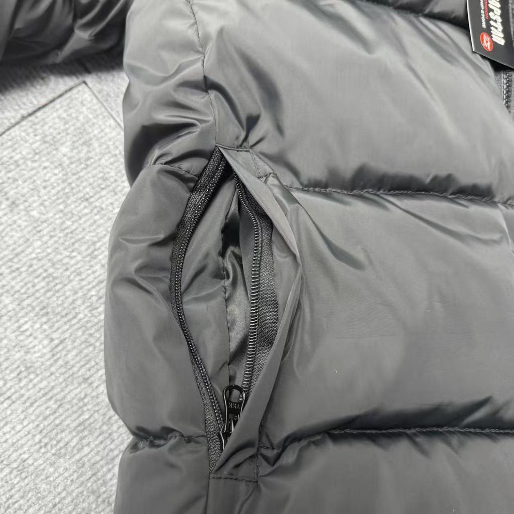 Trapstar Men's Winter Embroidered Hooded Down Jacket - American Street Hip Hop Style