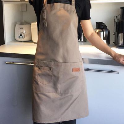 New Fashion Kitchen Aprons For Woman Men Chef Work Apron For Grill Restaurant Bar Shop Cafes Beauty Nails Studios Uniform