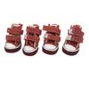 High Quality 4PCS/Set Pet Shoes Adjustable Waterproof Puppy Pet Dogs Boots Denim Dirt-proof Pet Supplies Pet