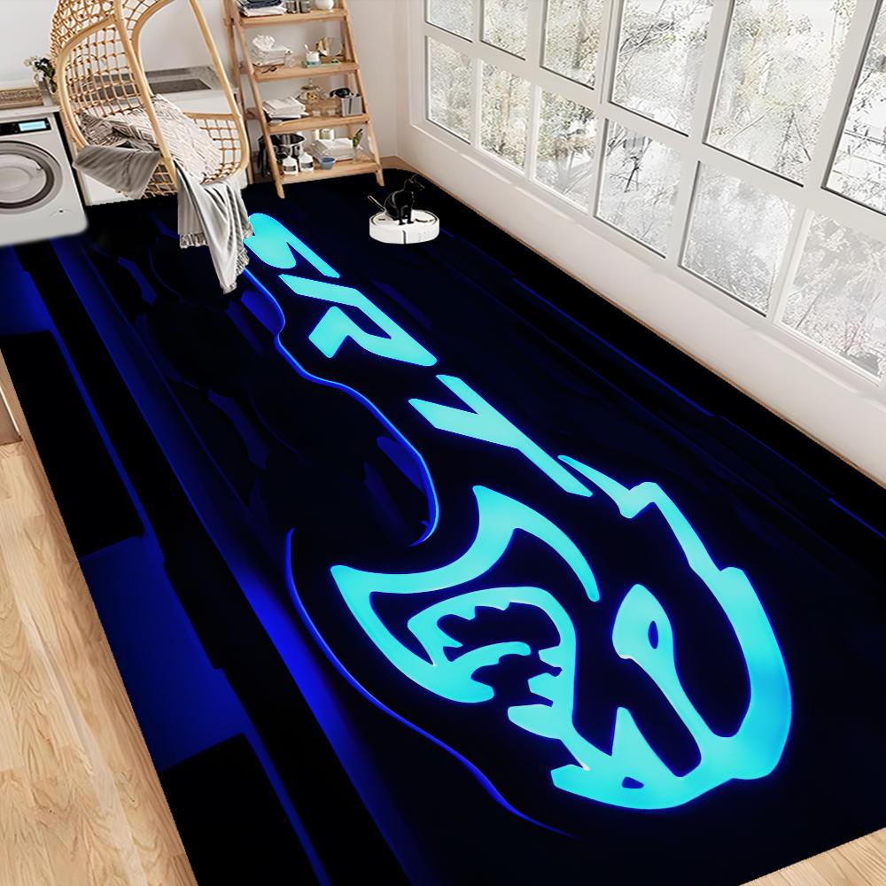 SRT Hellcat Demon Dodge Fußmatte Nordischer Stil Haustürmatte Badezimmer-Toilettenmatten Schlafzimmer Hotel Dekorationsmatte