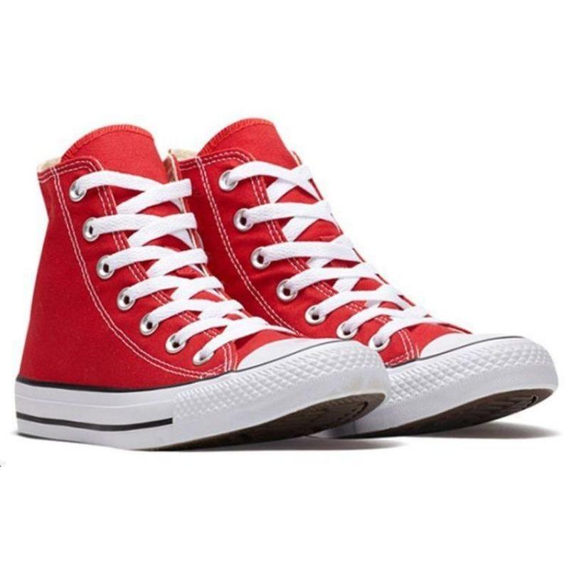 Converse All Star Unisex High Canvas Shoes Classic Core Lightweight Chinese Red 101013