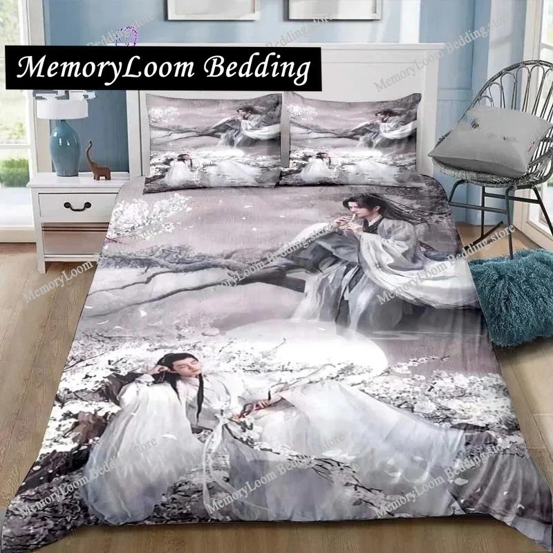 Drama The Untamed Xiao Zhan Wang Yi Bo Beddengoed Set Eenpersoons Twin Volledig Queen King Size Bed Set Volwassen Kind Slaapkamer Beddengoed Cadeau