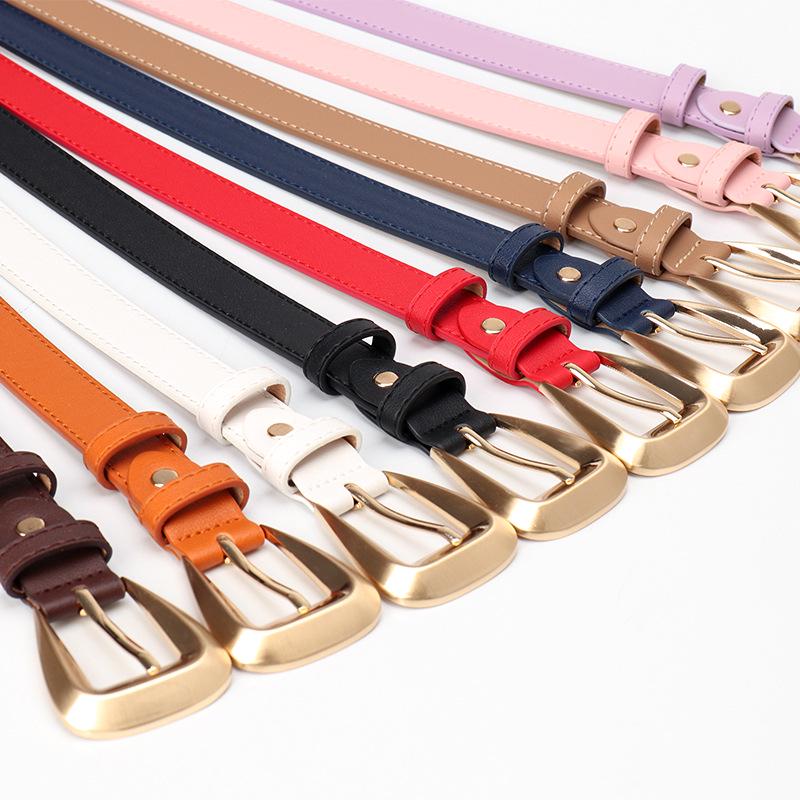 Versatile Women's Leather Belt: Stylish Decorative Waistband for Jeans and Suits