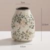 Ice Cracked Ceramic Vase Handmade Vase Bohemian Art Home Decoration Living Room Office Decoration Dried Flower Display Vase