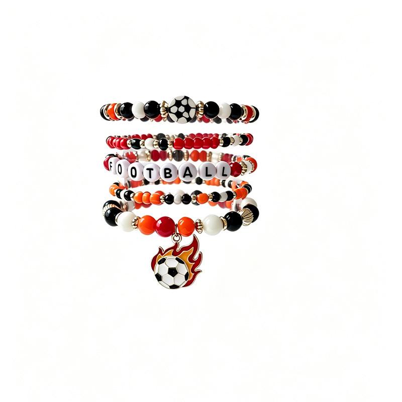 Multi-layer Halloween Bat, Pumpkin & Spider Beaded Bracelet with Crystal & Polymer Clay