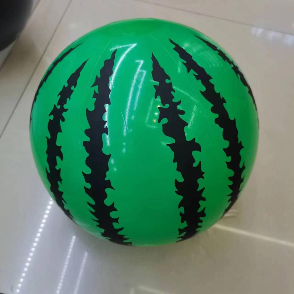 Colorful PVC Leakproof Watermelon Inflatable Football for Kids - Outdoor Interactive Toy